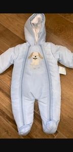 Small Wonder 3-6M Snowsuit Blue Puppy Bundling